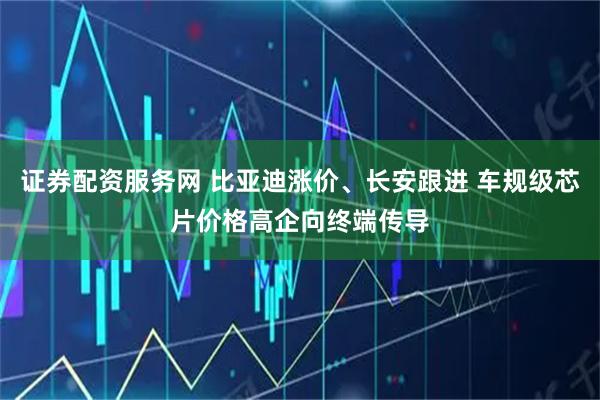 证券配资服务网 比亚迪涨价、长安跟进 车规级芯片价格高企向终端传导